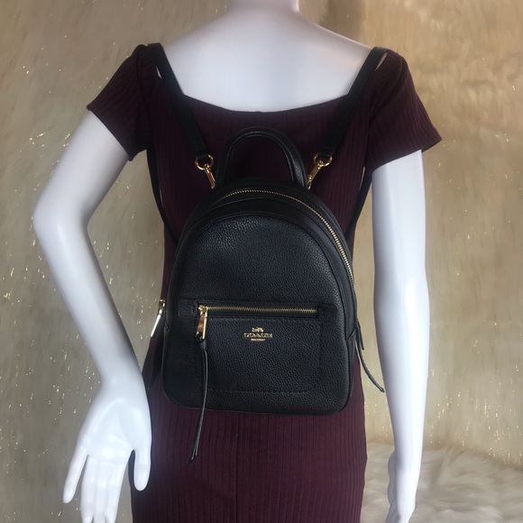 COACH PEBBLE LEATHER ANDI 2in1 Backpack - Picture 7 of 8